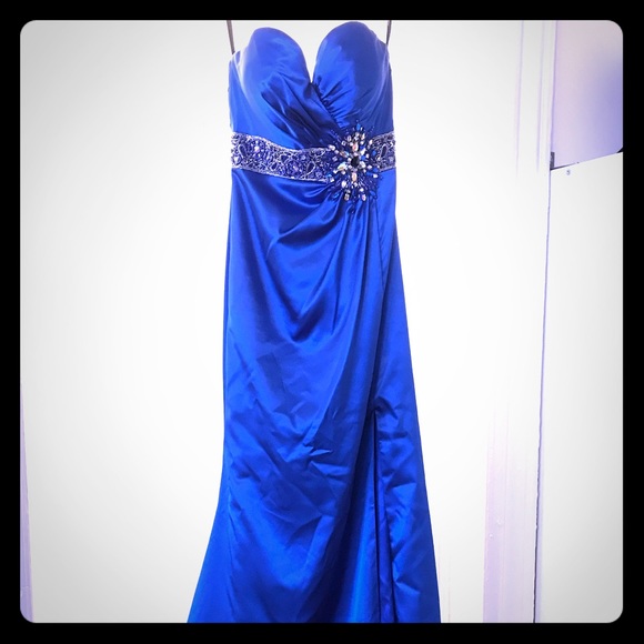 open lace back dress Alyce Prom Dress 61852